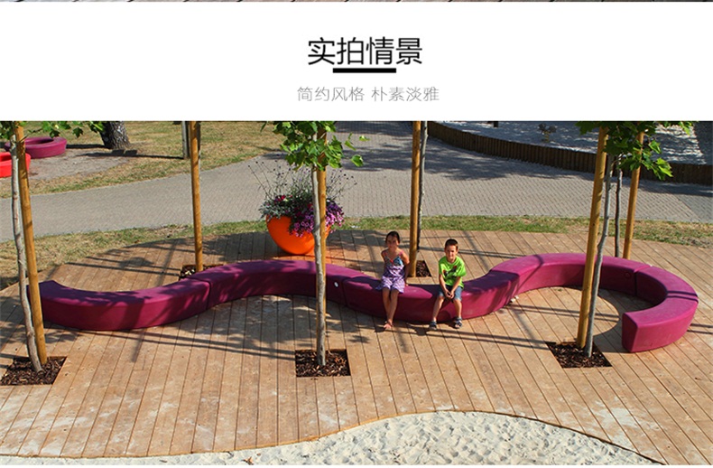 戶外玻璃鋼長條樹池坐凳 戶外玻璃鋼長條樹池坐凳