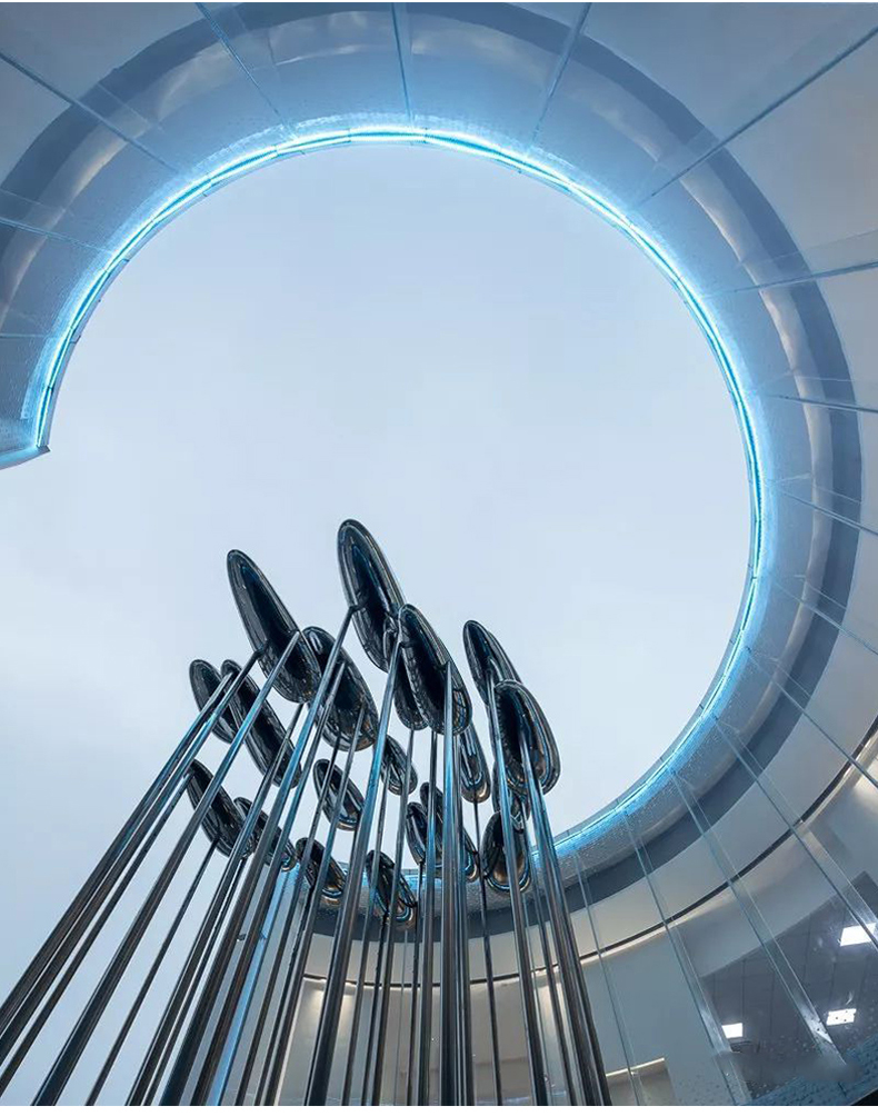 云朵不銹鋼景觀雕塑創(chuàng)意園林造型擺件 云朵不銹鋼景觀雕塑創(chuàng)意園林造型擺件