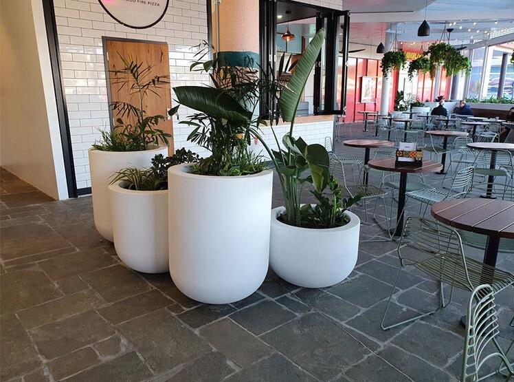 大型玻璃鋼戶外圓形景觀廣場花盆