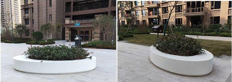 大型玻璃鋼戶外圓形景觀廣場花盆