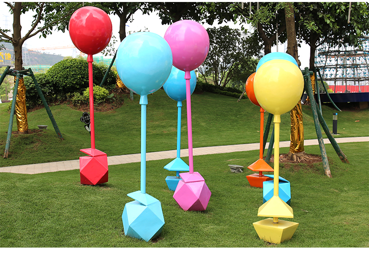 氣球不銹鋼雕塑公園廣場園林景觀擺件