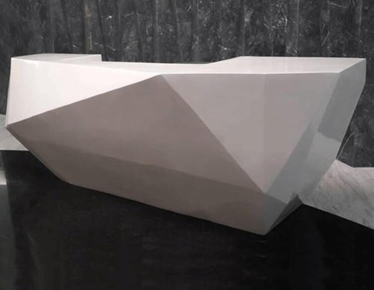 玻璃鋼前臺(tái)，玻璃鋼吧臺(tái)服務(wù)臺(tái)定制價(jià)格是如何計(jì)算的?