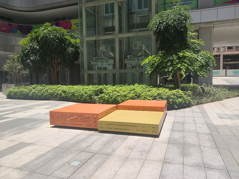 不銹鋼鍍鋅板戶外景觀坐凳 不銹鋼鍍鋅板戶外景觀坐凳