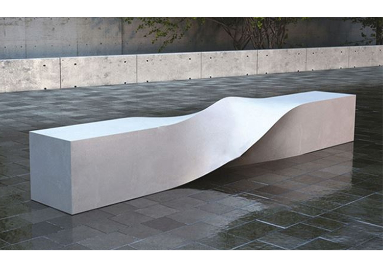 麻花異形戶外玻璃鋼坐凳