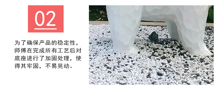 北極熊切面玻璃鋼雕塑戶外景觀廣場公園雕塑