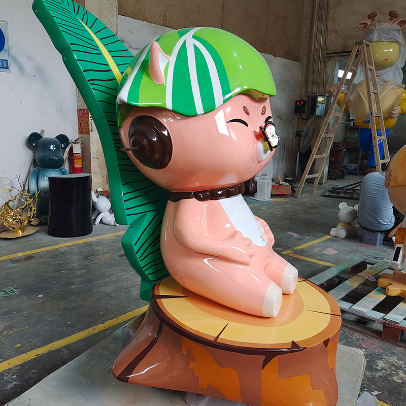 玻璃鋼卡通雕塑藝術(shù)造型景觀小品擺件