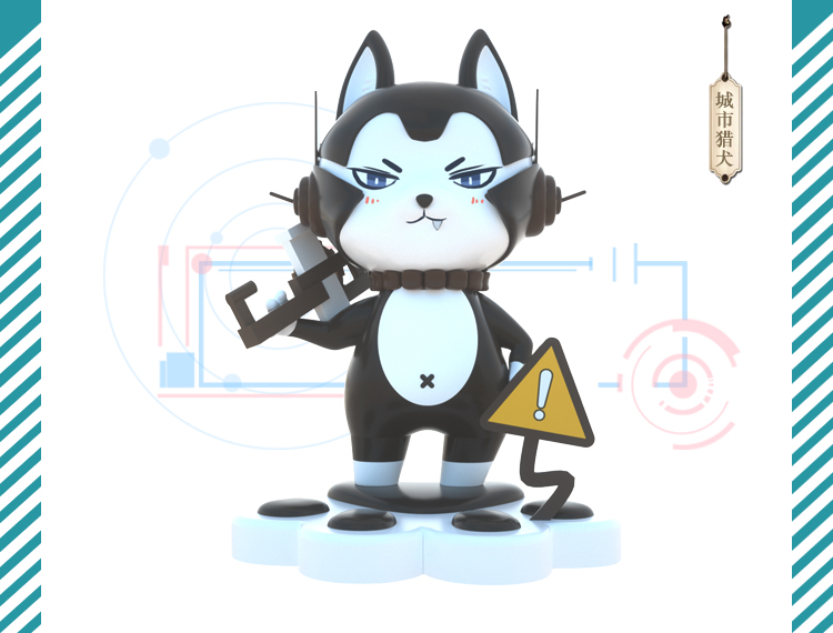 玻璃鋼原創(chuàng)IP卡通公仔雕塑動(dòng)物擺件