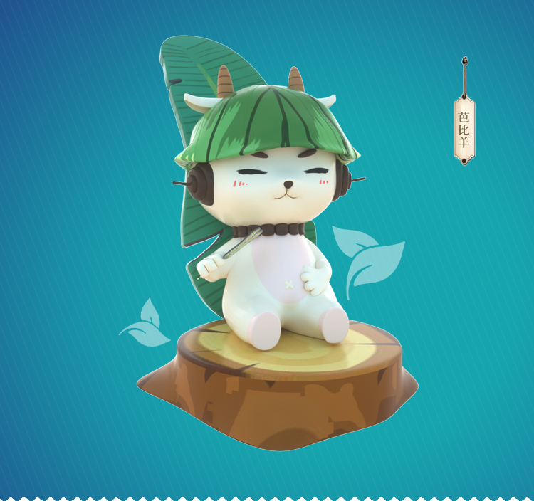 玻璃鋼原創(chuàng)IP卡通公仔雕塑動(dòng)物擺件