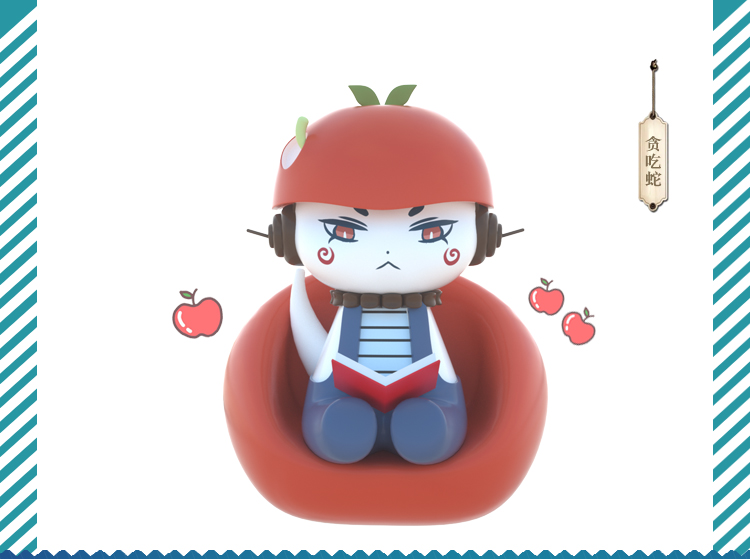 玻璃鋼原創(chuàng)IP卡通公仔雕塑動(dòng)物擺件