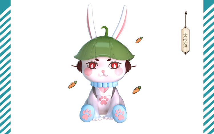 玻璃鋼原創(chuàng)IP卡通公仔雕塑動(dòng)物擺件