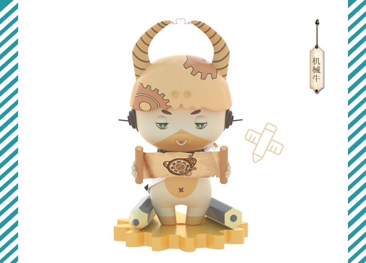 玻璃鋼原創(chuàng)IP卡通公仔雕塑動(dòng)物擺件