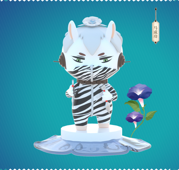 玻璃鋼原創(chuàng)IP卡通公仔雕塑動(dòng)物擺件