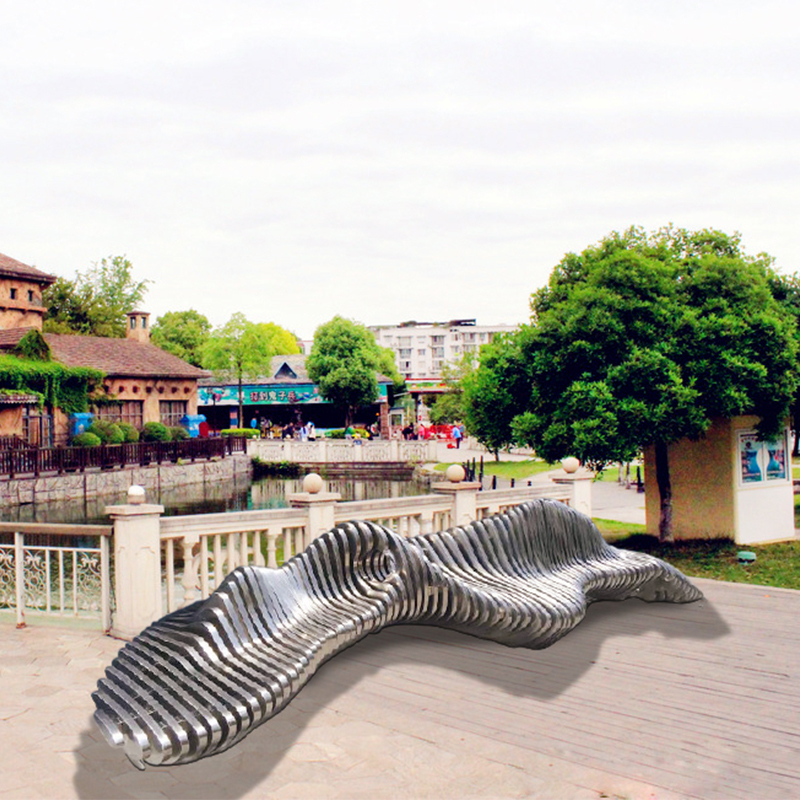 不銹鋼景觀坐凳，戶外藝術坐凳非常受歡迎的款式!
