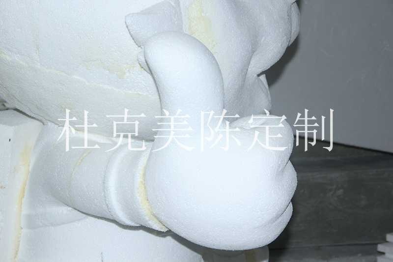 玻璃鋼老虎雕塑卡通公仔消防員雕塑擺件