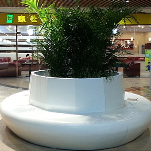 玻璃鋼圓形花盆樹(shù)池座椅 玻璃鋼圓形花盆樹(shù)池座椅