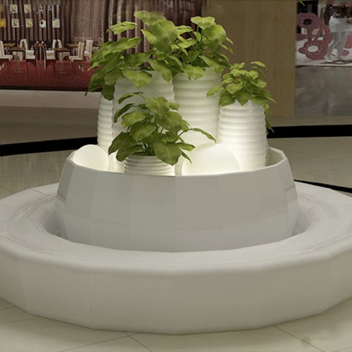 玻璃鋼圓形花盆樹(shù)池座椅 玻璃鋼圓形花盆樹(shù)池座椅