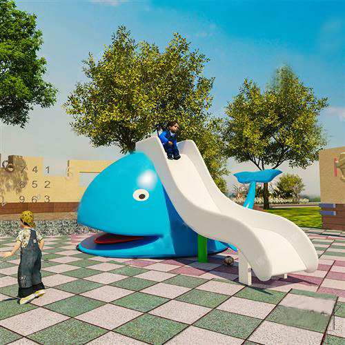 玻璃鋼卡通滑梯兒童美陳景觀雕塑擺件 玻璃鋼卡通滑梯兒童美陳景觀雕塑擺件