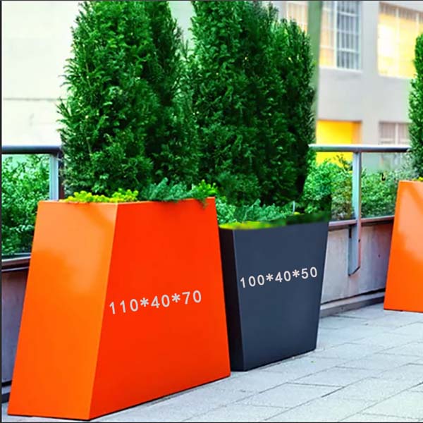 玻璃鋼組合花箱異形創(chuàng)意戶外花槽種植箱