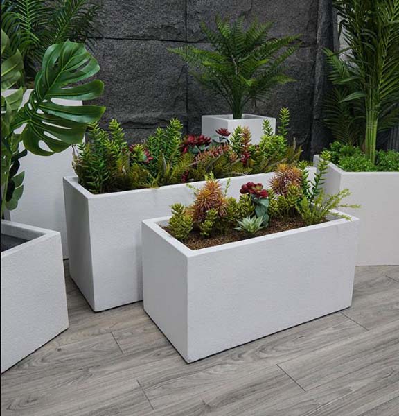 景區(qū)市政工程玻璃鋼長方形種植花箱 景區(qū)市政工程玻璃鋼長方形種植花箱