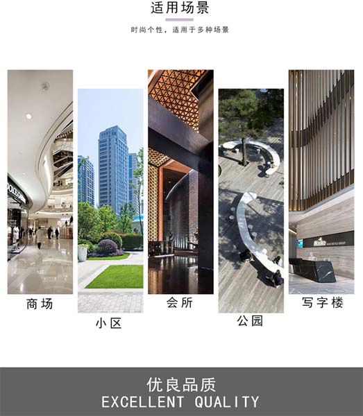 玻璃鋼圓柱形花盆組合戶外種植景觀花箱