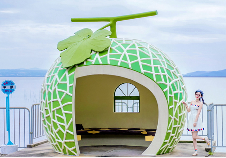 玻璃鋼水果屋雕塑景觀造型擺件