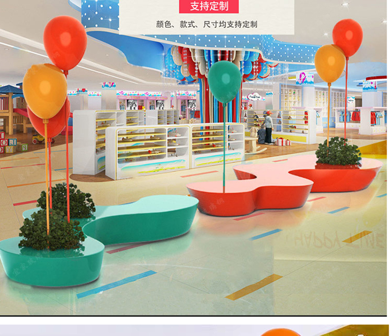 玻璃鋼氣球造型坐凳戶外景觀藝術(shù)座椅