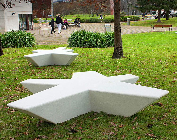 玻璃鋼五角星創(chuàng)意坐凳戶外異形景觀座椅 玻璃鋼五角星創(chuàng)意坐凳戶外異形景觀座椅