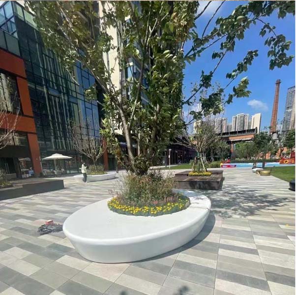 橢圓形玻璃鋼樹池坐凳戶外公園廣場花池花壇坐凳 橢圓形玻璃鋼樹池坐凳戶外公園廣場花池花壇坐凳