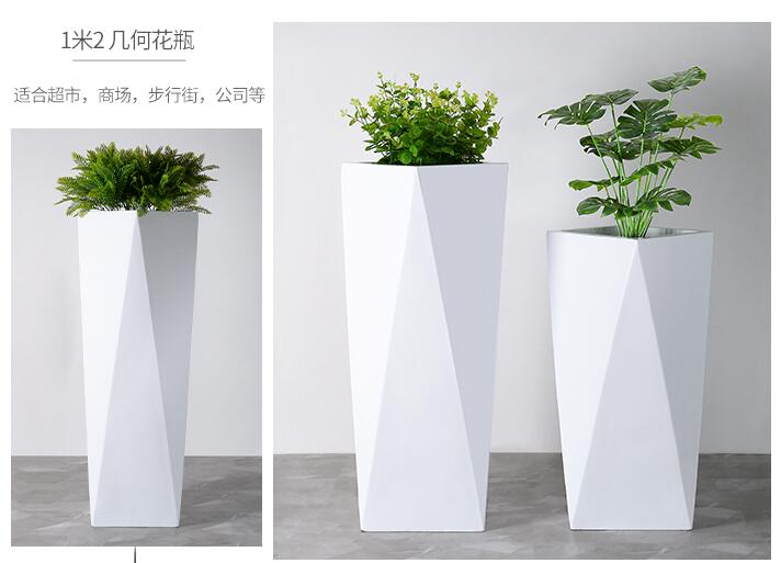 玻璃鋼菱形花盆商場戶外景觀藝術(shù)花箱創(chuàng)意花器 玻璃鋼菱形花盆商場戶外景觀藝術(shù)花箱創(chuàng)意花器