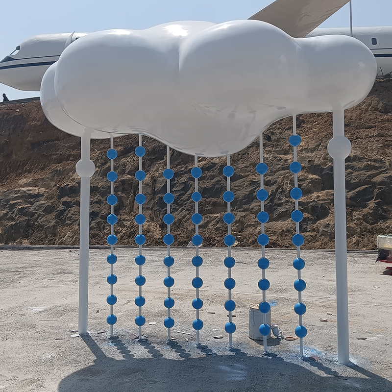 玻璃鋼云朵雕塑不銹鋼藝術(shù)景觀云朵擺件 玻璃鋼云朵雕塑不銹鋼藝術(shù)景觀云朵擺件