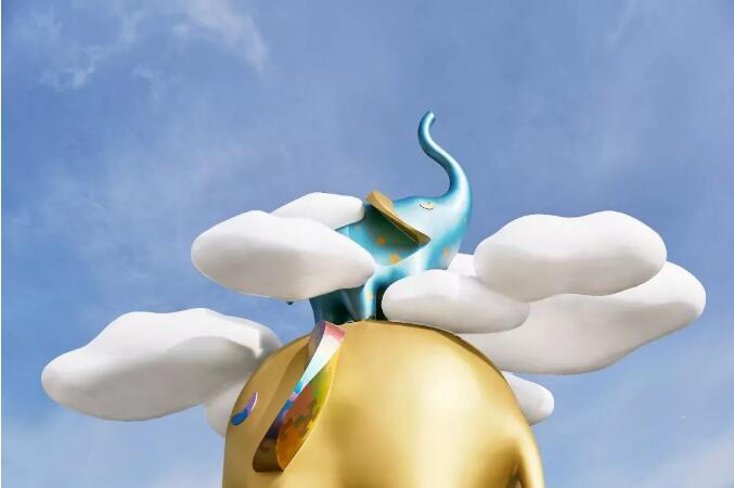 大象雕塑-玻璃鋼ip形象大象擺件為什么這么受歡迎!