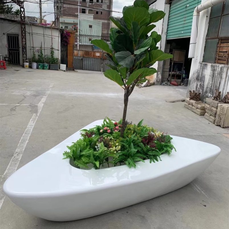 玻璃鋼樹池坐凳，戶外花壇花池景觀座椅種類款式!