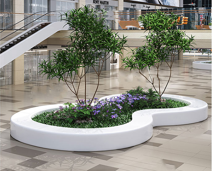 玻璃鋼樹池坐凳，戶外花壇花池景觀座椅種類款式!