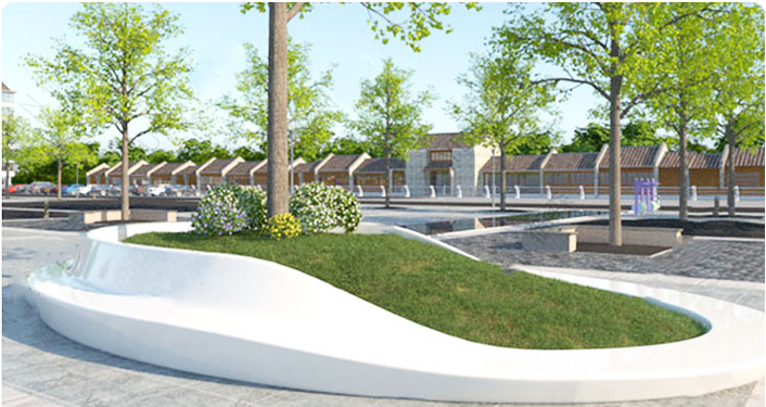 玻璃鋼樹池坐凳，戶外花壇花池景觀座椅種類款式!