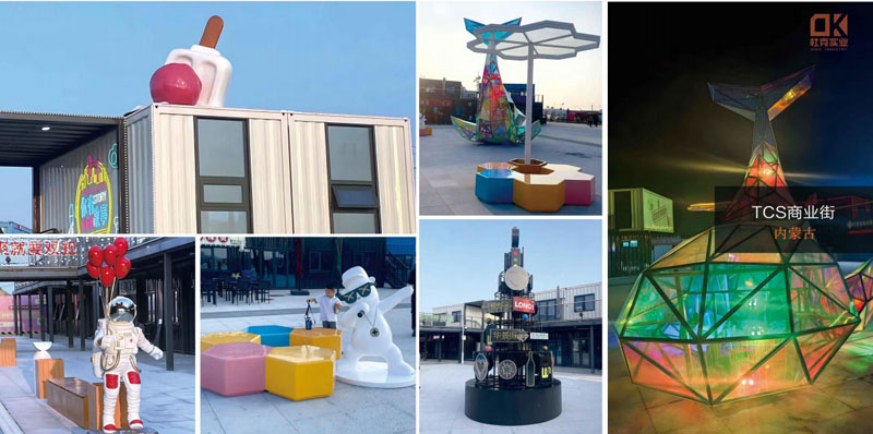 廣東深圳坪山玻璃鋼雕塑景觀小品擺件定制案例