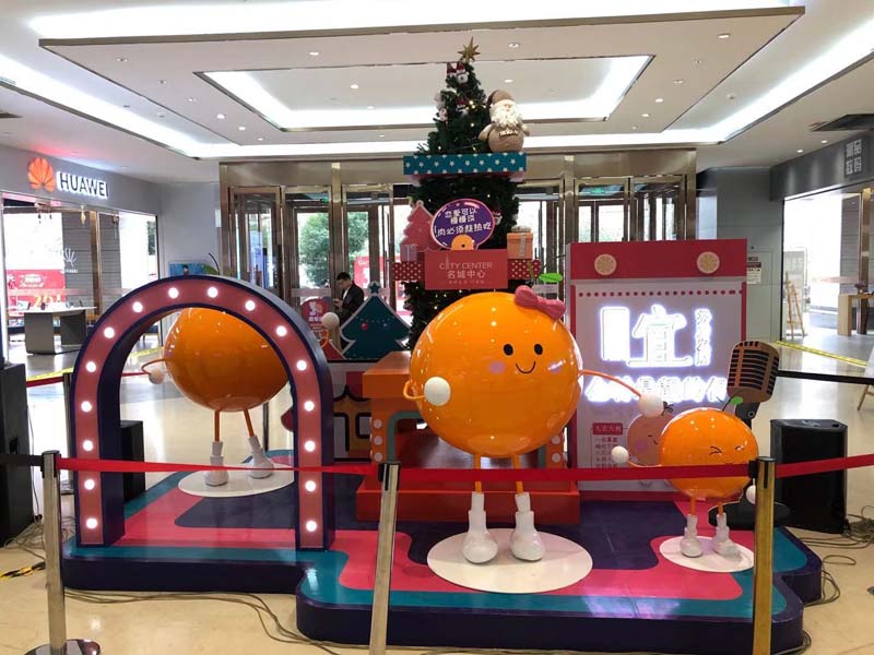 219福建福州江濱東大道名城中心雕塑定制案例