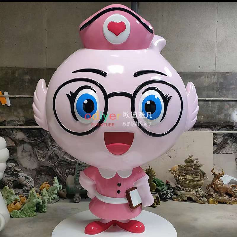 玻璃鋼卡通醫(yī)生造型雕塑美陳公仔玩偶 玻璃鋼卡通醫(yī)生造型雕塑美陳公仔玩偶