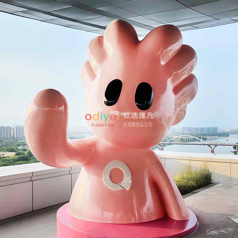 玻璃鋼卡通造型雕塑大型戶外觀景臺小品擺件