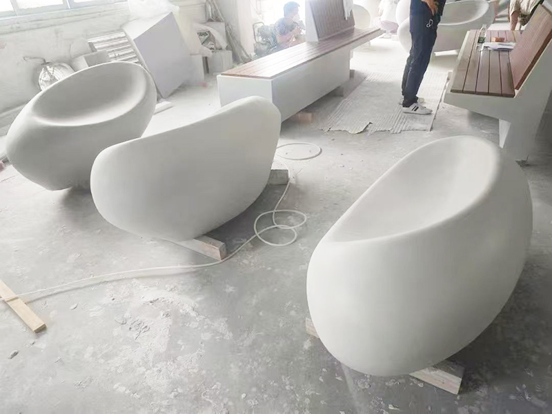 玻璃鋼藝術花盆座椅戶外園林景觀坐凳