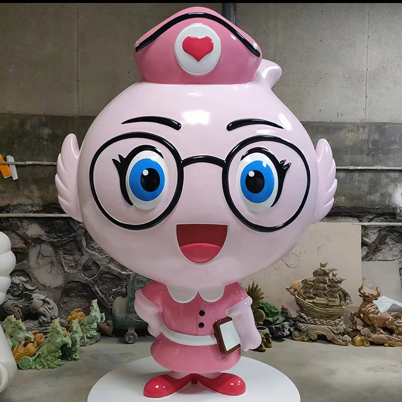 玻璃鋼卡通橙子人物雕塑，解鎖水果雕塑的場景化治愈力!