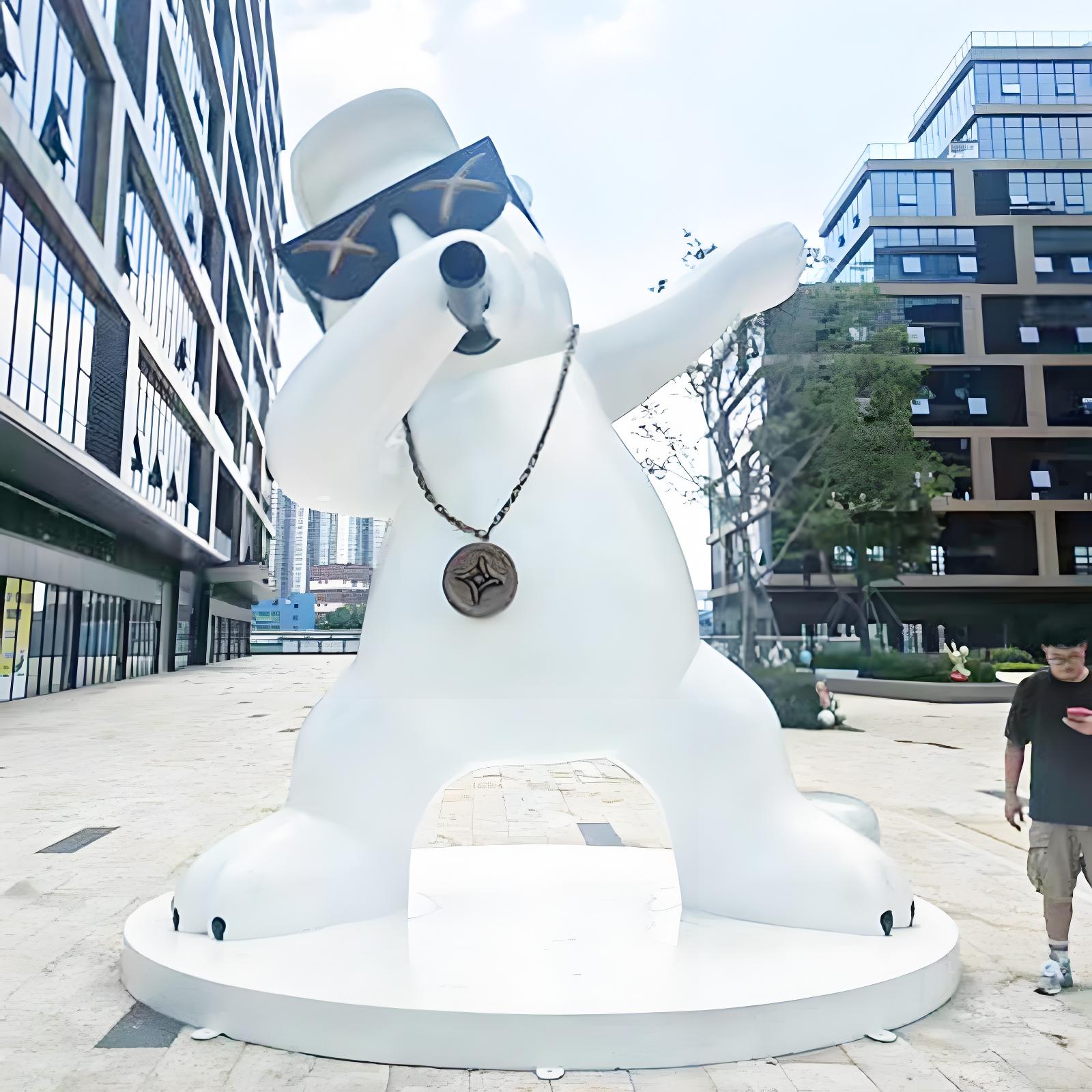 學(xué)校玻璃鋼雕塑戶外景觀造型公仔擺件 學(xué)校玻璃鋼雕塑戶外景觀造型公仔擺件