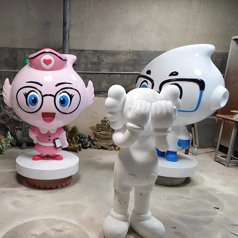 玻璃鋼卡通橙子人物雕塑，解鎖水果雕塑的場景化治愈力!