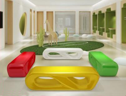 玻璃鋼日子坐凳，商場時尚休閑藝術(shù)座椅!