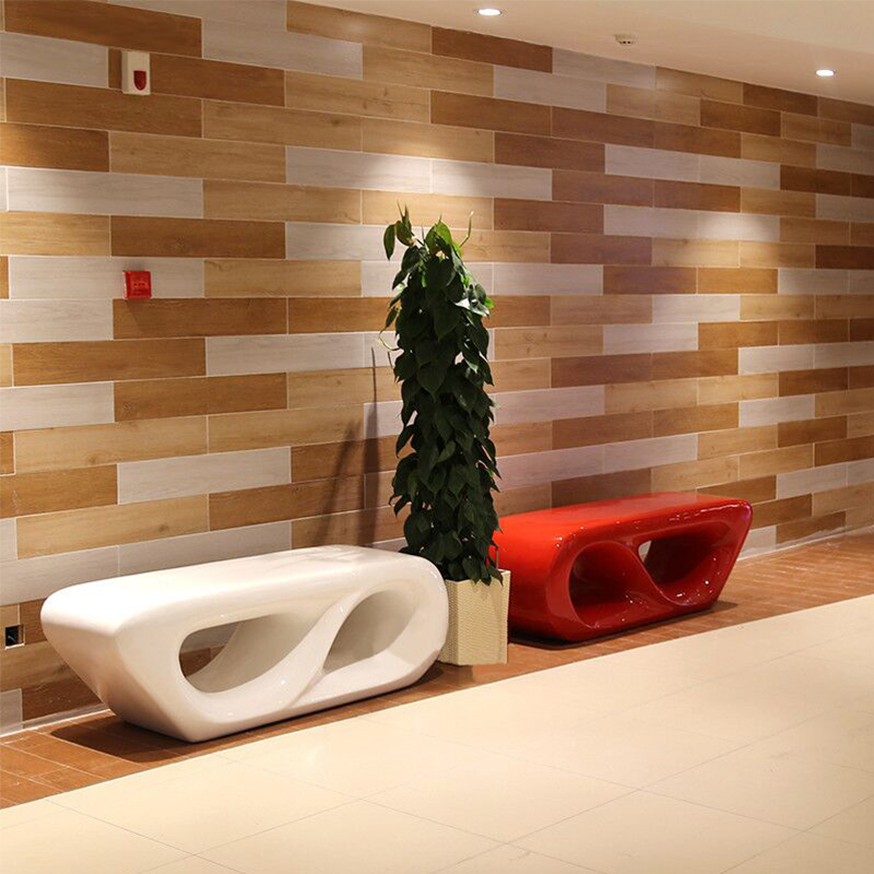 玻璃鋼日子坐凳，商場時尚休閑藝術(shù)座椅!